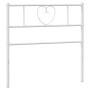 Cabecero de metal blanco 100 cm de , Cabeceros y pies de cama - Ref: Foro24-355541, Precio: 27,29 €, Descuento: %