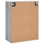 Armarios de pared 2 uds madera de ingeniería gris Sonoma de , Aparadores - Ref: Foro24-3197895, Precio: 142,80 €, Descuento: %