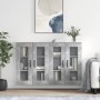 Wall cabinets 2 pcs concrete gray engineered wood by , Sideboards - Ref: Foro24-3197973, Price: 174,99 €, Discount: %