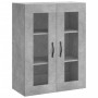 Wall cabinets 2 pcs concrete gray engineered wood by , Sideboards - Ref: Foro24-3197973, Price: 174,99 €, Discount: %