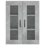 Wall cabinets 2 pcs concrete gray engineered wood by , Sideboards - Ref: Foro24-3197973, Price: 174,99 €, Discount: %