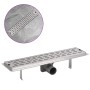 Linear shower drain stainless steel 530x140 mm by vidaXL, Drains - Ref: Foro24-142177, Price: 51,75 €, Discount: %