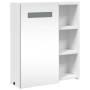 Mueble de baño con espejo y luz LED blanco 45x13x52 cm de , Tocadores de baño - Ref: Foro24-357965, Precio: 79,38 €, Descuent...