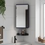 Corner bathroom cabinet with gray mirror 30x24x60 cm by , bathroom vanities - Ref: Foro24-357978, Price: 95,92 €, Discount: %