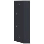 Corner bathroom cabinet with gray mirror 30x24x60 cm by , bathroom vanities - Ref: Foro24-357978, Price: 95,92 €, Discount: %