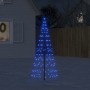 Christmas tree on flagpole 200 LED blue 180 cm by , Christmas lights - Ref: Foro24-358111, Price: 24,36 €, Discount: %