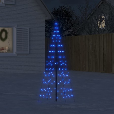 Christmas tree on flagpole 200 LED blue 180 cm by , Christmas lights - Ref: Foro24-358111, Price: 24,36 €, Discount: %