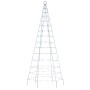 Christmas tree on flagpole 200 LED blue 180 cm by , Christmas lights - Ref: Foro24-358111, Price: 24,36 €, Discount: %