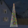 Árbol de Navidad en asta de bandera 1534 LED colores 500 cm de , Luces de Navidad - Ref: Foro24-358118, Precio: 90,80 €, Desc...