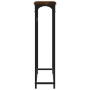 Smoked oak engineered wood console table 75x19.5x75 cm by , Side tables - Ref: Foro24-834137, Price: 41,56 €, Discount: %