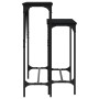 Console tables 2 units black engineered wood by , Side tables - Ref: Foro24-834140, Price: 58,89 €, Discount: %