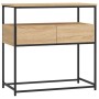 Mesa consola madera de ingeniería roble Sonoma 75x40x75 cm de , Mesas auxiliares - Ref: Foro24-834156, Precio: 66,11 €, Descu...