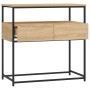 Mesa consola madera de ingeniería roble Sonoma 75x40x75 cm de , Mesas auxiliares - Ref: Foro24-834156, Precio: 66,11 €, Descu...