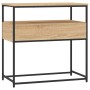 Mesa consola madera de ingeniería roble Sonoma 75x40x75 cm de , Mesas auxiliares - Ref: Foro24-834156, Precio: 66,11 €, Descu...