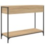 Mesa consola madera de ingeniería roble Sonoma 100x34,5x75 cm de , Mesas auxiliares - Ref: Foro24-834161, Precio: 69,88 €, De...