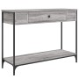 Mesa consola madera de ingeniería gris Sonoma 100x34,5x75 cm de , Mesas auxiliares - Ref: Foro24-834163, Precio: 75,99 €, Des...