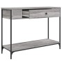 Mesa consola madera de ingeniería gris Sonoma 100x34,5x75 cm de , Mesas auxiliares - Ref: Foro24-834163, Precio: 75,99 €, Des...