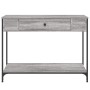 Mesa consola madera de ingeniería gris Sonoma 100x34,5x75 cm de , Mesas auxiliares - Ref: Foro24-834163, Precio: 74,68 €, Des...