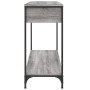 Mesa consola madera de ingeniería gris Sonoma 100x34,5x75 cm de , Mesas auxiliares - Ref: Foro24-834163, Precio: 75,99 €, Des...