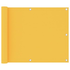 Toldo para balcón tela oxford amarillo 75x400 cm de vidaXL, Sombrillas - Ref: Foro24-135021, Precio: 20,99 €, Descuento: %