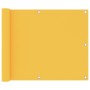 Balcony awning in yellow Oxford fabric, 75x400 cm. by vidaXL, Umbrellas - Ref: Foro24-135021, Price: 20,99 €, Discount: %