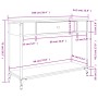 Mesa consola madera de ingeniería gris Sonoma 100x34,5x75 cm de , Mesas auxiliares - Ref: Foro24-834163, Precio: 75,99 €, Des...