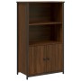 Aparador alto madera de ingeniería marrón roble 62x32x103,5 cm de , Aparadores - Ref: Foro24-834219, Precio: 78,99 €, Descuen...