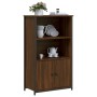 Hohes Sideboard aus braunem Eichenholzwerkstoff, 62 x 32 x 103,5 cm von , Sideboards - Ref: Foro24-834219, Preis: 78,99 €, Ra...