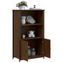 Tall oak brown engineered wood sideboard 62x32x103.5 cm by , Sideboards - Ref: Foro24-834219, Price: 78,99 €, Discount: %