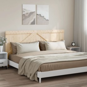 Cabecero de madera maciza de pino 200x104 cm de , Cabeceros y pies de cama - Ref: Foro24-358402, Precio: 94,99 €, Descuento: %