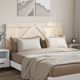 Cabecero de madera maciza de pino 160x104 cm de , Cabeceros y pies de cama - Ref: Foro24-358400, Precio: 66,30 €, Descuento: %