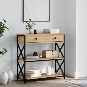 Sonoma oak engineered wood console table 75x28x75 cm by , Side tables - Ref: Foro24-834196, Price: 80,30 €, Discount: %