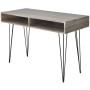 Desk with 2 gray compartments by vidaXL, Desks - Ref: Foro24-20136, Price: 160,95 €, Discount: %