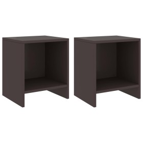 Nachttische 2 Stück dunkelbraunes Kiefernholz 35x30x40 cm von vidaXL, Nachttische - Ref: Foro24-322242, Preis: 39,08 €, Rabat...