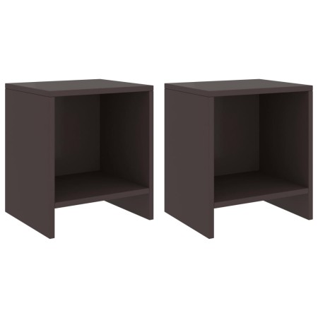 Nightstands 2 pcs dark brown pine wood 35x30x40 cm by vidaXL, Nightstands - Ref: Foro24-322242, Price: 39,06 €, Discount: %