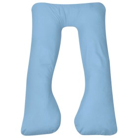 Light blue pregnancy pillow 90x145 cm by vidaXL, Pillows - Ref: Foro24-131588, Price: 43,55 €, Discount: %