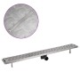 Linear shower drain stainless steel 1030x140 mm by vidaXL, Drains - Ref: Foro24-142182, Price: 63,10 €, Discount: %