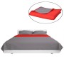 Double-sided quilted bedspread 230x260 cm red and gray by vidaXL, Bedspreads and duvets - Ref: Foro24-131557, Price: 30,33 €,...