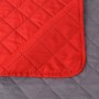 Cubrecama acolchado doble cara 230x260 cm rojo y gris de vidaXL, Colchas y edredones - Ref: Foro24-131557, Precio: 32,99 €, D...