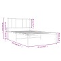 Estructura de cama con cabecero metal negro 80x200 cm de , Camas y somieres - Ref: Foro24-352471, Precio: 63,85 €, Descuento: %