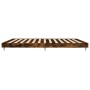 Estructura de cama madera de ingeniería roble ahumado 140x200cm de , Camas y somieres - Ref: Foro24-832146, Precio: 141,13 €,...