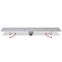 Desagüe de ducha lineal burbuja acero inoxidable 930x140 mm de vidaXL, Desagües - Ref: Foro24-142193, Precio: 47,87 €, Descue...