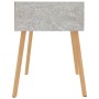 Bedside tables 2 units engineered wood gray concrete by vidaXL, Nightstands - Ref: Foro24-326804, Price: 90,99 €, Discount: %