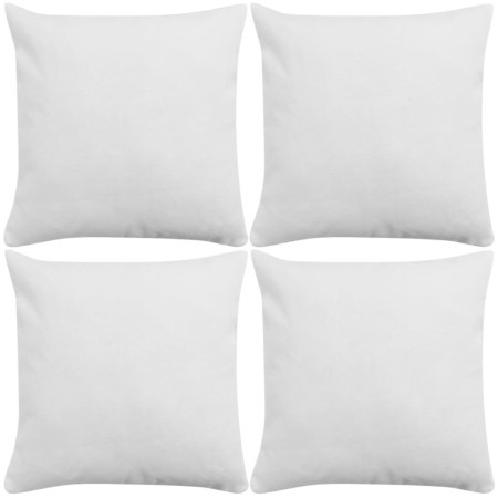 Cushion covers 4 pcs white linen look 50x50 cm by vidaXL, Cushions - Ref: Foro24-131562, Price: 20,88 €, Discount: %