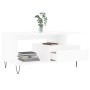 Mesa de centro madera contrachapada blanca 90x49x45 cm de , Mesas de centro - Ref: Foro24-831020, Precio: 72,99 €, Descuento: %