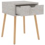 Bedside tables 2 units engineered wood gray concrete by vidaXL, Nightstands - Ref: Foro24-326804, Price: 90,99 €, Discount: %