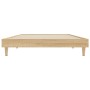 Estructura de cama madera de ingeniería roble Sonoma 100x200 cm de , Camas y somieres - Ref: Foro24-832056, Precio: 81,31 €, ...