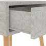 Bedside tables 2 units engineered wood gray concrete by vidaXL, Nightstands - Ref: Foro24-326804, Price: 90,99 €, Discount: %