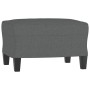 Armchair with dark gray fabric footstool 60 cm by , Sofas - Ref: Foro24-3201030, Price: 219,54 €, Discount: %