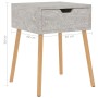 Bedside tables 2 units engineered wood gray concrete by vidaXL, Nightstands - Ref: Foro24-326804, Price: 90,99 €, Discount: %